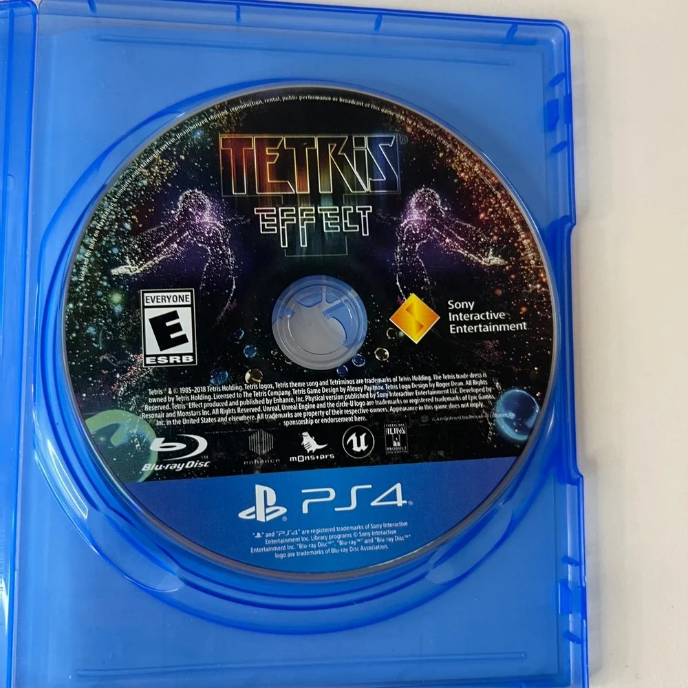 Tetris Effect PS4 PlayStation 4 VR‎ Mode Inc 2018 Puzzle Game Disc 3003949-AC